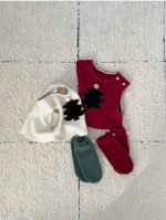 Jingle Bell Suspender Bloomer+Socks - Image 2