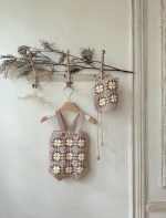 Multi Handmade Knit Suit with Bonnet - Image 10