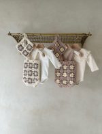 Multi Handmade Knit Suit with Bonnet - Image 8