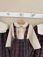 Eve Check Suspender Pants - Image 4