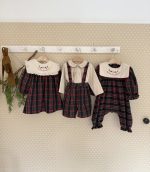 Eve Check Suspender Pants - Image 3