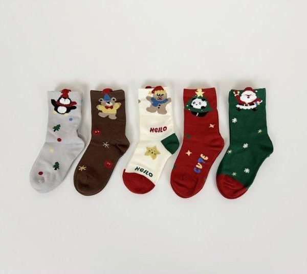 Happy Mas Socks Set