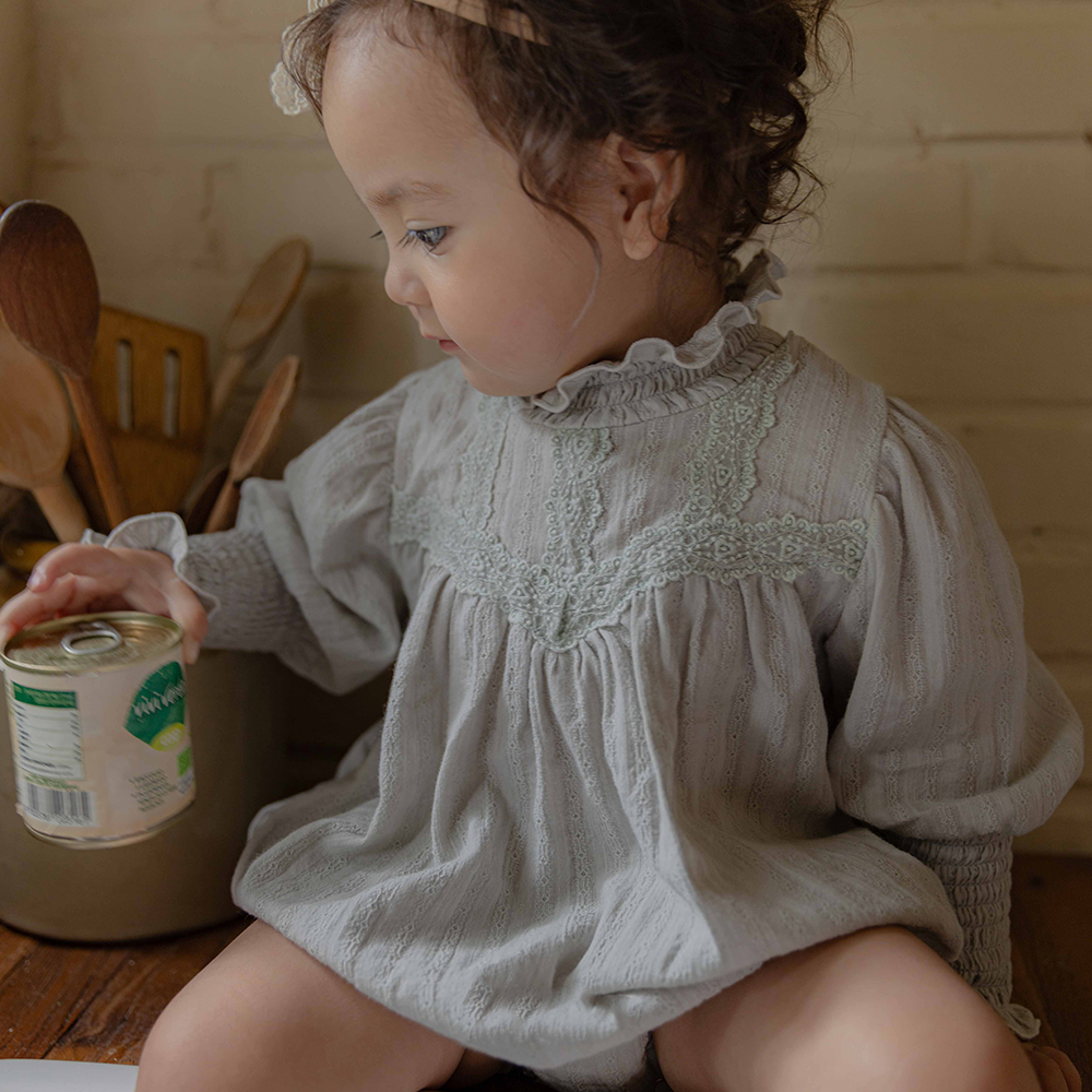 0 Rielle Lace Romper - Image 1